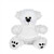 Brown - Plush Bear w/ Embroidered Paws and T-Shirt