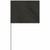 Black - 1-Color 4" x 5" Custom Vinyl Marking Flag with 15" Wire
