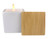 Square Soy Wax Candle With Bamboo Lid 3 Oz