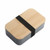 Gray - Bento Lunch Box With Bamboo Lid