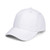 White - Embroidered Baseball Cap w/ Bottom Full Color Sublimation