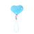 Lanyard Heart Safety Alarm Keychain w/LED Light