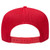 Back - Red - OTTO CAP 5 Panel High Profile Mesh Back Trucker Hat