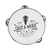 White Logo - Multi-Size Wooden Tambourines