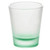 Green Blank - 2 Oz. Frosted Glass Shot Glasses