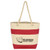 3276 NATRED Silkscreen - Cruising Tote Bag With Rope Handles