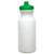 White/Green Blank - Jockey 20 oz Economy Bottle with Push-Pull Lid