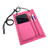 Folded Neck Wallet With Clear Front Window