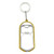 Yellow - LED Light Bottle Opener Keychain