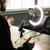 Black/White Logo Lifestyle View - McStreamy Ring Light Phone Stand