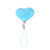 Lanyard Heart Safety Alarm Keychain With LED Light
