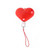 Lanyard Heart Safety Alarm Keychain With LED Light