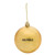 Metallic Gold  Logo - Round Ornament