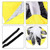 Yellow/White/Black Blank Various Views - 56" Speed Drills Resistance Parachute