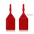 red - Smart Tracker -Ios w/ Luggage Tag