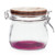 Pink - 16 Oz. Glass Candy Jars w/Wire Wooden Lid