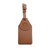 Brown Blank - PU Leather Luggage Tag With Airtag Holder
