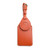 Orange Blank - PU Leather Luggage Tag With Airtag Holder