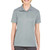 Silver  Blank - UltraClub® Women's Cool & Dry Mesh Piqué Polo Shirts