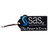 Black Logo - Custom PVC Zipper Pull (1")