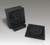 4-Pc Square Carbon Fiber-Textured Coaster Set w/Baase