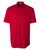 Deep Red - Clique Avesta Stain Resistent Mens Short Sleeve Button Down Shirt