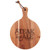 Wood Brown Logo - Mini Round Cheese Board & Knife Set (Factory Direct - 10-12 Weeks Ocean)