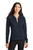 Night Navy Blue - Mercer+Mettle Women's Double-Knit Bomber