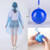 Rain Poncho in Ball Keychain