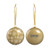Gold - 80mm Shatterproof Flat Ornament