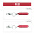 Red - 64 GB Pill USB Flash Drive W/ Keyring