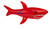 Red/White/Blue Logo - 23" Inflatable Shark