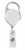 Blank White No-Twist Carabiner Retractable Reel