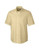 Pale Yellow - Cutter & Buck Epic Easy Care Nailshead Mens Big and Tall Short Sleeve Dress Shirt