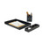 Alternate - Easton 3 Piece Desktop Organizer Set - Black