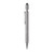 Metallic Silver Blank - Siena Executive Aluminum Spin Top Stylus Pen