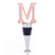 Metal Letter M Shape Reusable Wine Bottle Stoppers