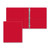 Red Blank - 1" Classic Angle D Ring Binder