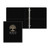 Black Imprinted - 1" Classic Angle D Ring Binder