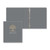 Gray Imprinted - 1" Classic Angle D Ring Binder