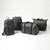 SM-5940BKFront - Grid Boxy Duffle Bag