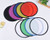 8" Polyester Foldable Advertising Flying Disc Fan w/Storage Pouch