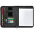 3280-10BKFront - Burke Zippered Padfolio with FSC® Mix Paper