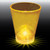 Clear with Yellow LED - 1.5 Oz. Blinking Shot Glass w/ Single LED