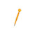Orange - Flower Shape Ballpoint Pen