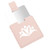 Pink - Stainless Steel Square Mirror With PU Leather Cover