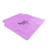 Purple Trans Logo - Rain Poncho in Vinyl Case