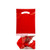 Red Blank - OXO Reusable Die Cut Fold-Over Reinforced Bag (7 1/2"x10")