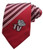 Red Logo - Woven Micro Fiber Custom Logo Adult Neck Tie