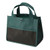 Hunter Green Blank - Mini Snap Non-Woven Lunch Tote Bag